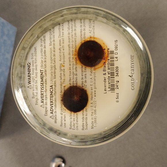 AMBER & VINTAGE BOUQUET gift box from Gold Canyon 8.5 oz 2wick candle - Picture 5 of 8